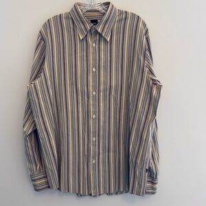 Hugo Boss Multicolor Striped Button Down Shirt